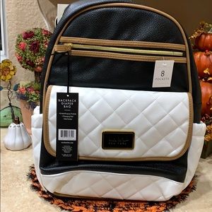 nicole miller backpack diaper bag